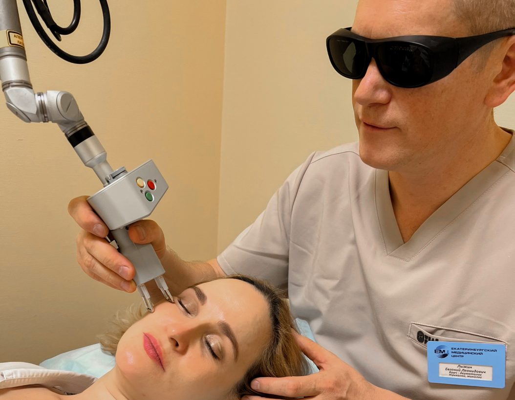 Лазерная шлифовка рубцов